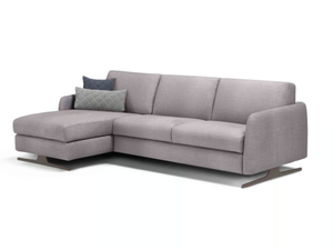 REVIVAL - 3 seater fabric sofa bed with chaise longue _ Dienne Salotti